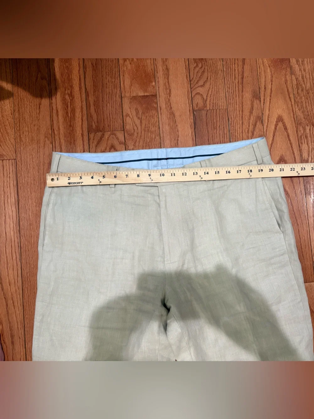 Brooks Brothers 1818 Madison 100% Linen Light Tan Chinos 38/30